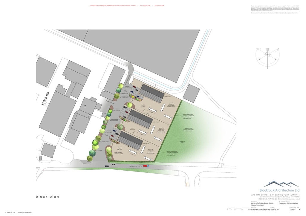 11 Proposed block plan